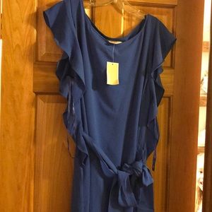 NWT MICHAEL KORS FLUTTER SLEEVE DRESS